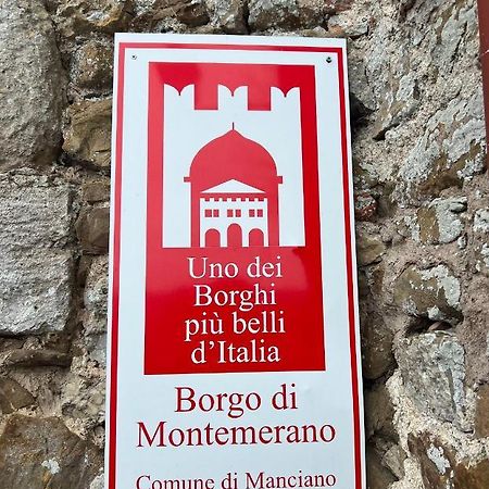 Casa Pruno Rosso Lejlighed Montemerano Eksteriør billede